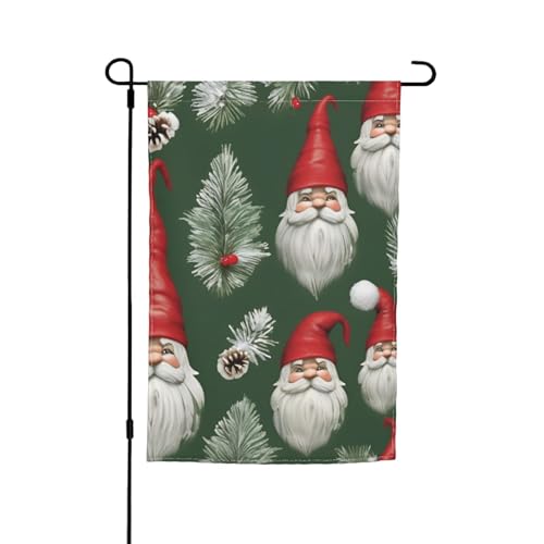 Weihnachtsmann-Zwerg-Druck, verschiedene Flaggen, Gartenflagge, Outdoor-Flagge, Hof-Dekoration für Terrasse, Veranda oder Rasenflagge Weihnachtsmann-Zwerg-Druck, verschiedene Flaggen, Gartenflagge, Outdoor-Flagge, Hof-Dekoration für Terrasse, Veranda oder Rasenflagge von VPPUR