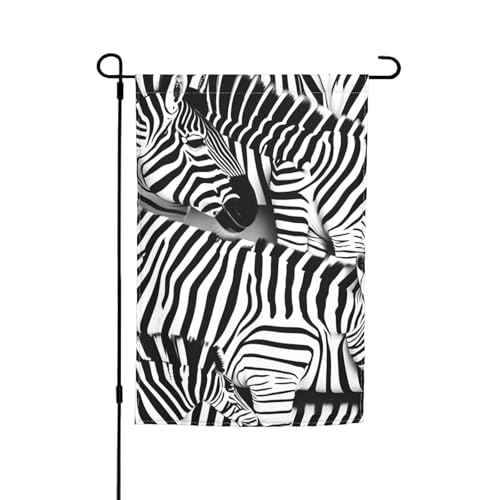 Zebra-Druck, verschiedene Flaggen, Gartenflagge, Outdoor-Flagge, Hofdekoration für Terrasse, Veranda oder Rasenflagge Zebra-Druck, verschiedene Flaggen, Gartenflagge, Outdoor-Flagge, Hofdekoration für Terrasse, Veranda oder Rasenflagge von VPPUR