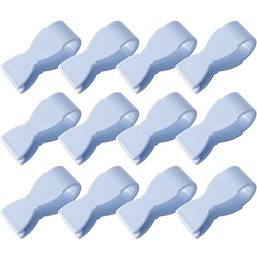 VPbao 12 Stück Steppdecken-Clips, Quilt-Halter, Betttuch-Verschlüsse, Bettdecken-Clips, Quilt-Clip für Bettwäsche, Socken, Vorhänge, Kleidung, blau von VPbao