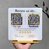 Geschäft Qr-Code Bewertung Zeichen, Google Salon Kosmetikerin Friseur Plakette von VPrintingStudio