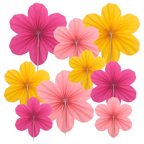 9 Stück Papier Fächer Dekoration, Seidenpapier Pompoms Papierfächer zum Aufhängen Hanging Papierblumen Deko Papier Blumen Hängende für Hochzeit Geburtstag Tea Party Tischdeko 9 Stück Papier Fächer Dekoration, Seidenpapier Pompoms Papierfächer zum Aufhängen Hanging Papierblumen Deko Papier Blumen Hängende für Hochzeit Geburtstag Tea Party Tischdeko von VQBKHO