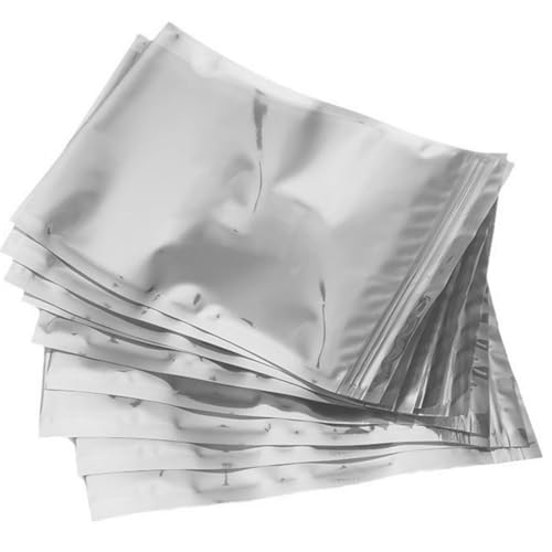Antistatik ESD Abschirmbeutel, 100 Stk Wiederverwendbar Antistatisches Staubbeutel, für PC Zubehör Empfindliche Elektronikteile, Anti-Statisch Abschirmung Ziplock Taschen Translucence, 100 x 150 mm von VQEOEOT