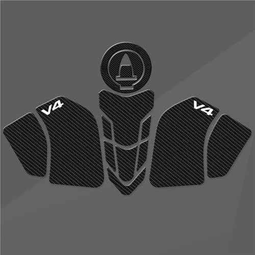 VQLDPX Aufkleber Tankaufkleber Für Die Für Ducati Streetfighter V4 S 2020 2021 Tankpad-Aufkleber Tankpad Motorrad Tankschutz(Satz 1) von VQLDPX
