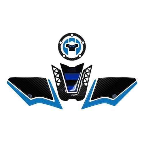 VQLDPX Aufkleber Tankdeckel-Aufkleber Für Suzuki GSX 8S GSX8S 2023 Tankdeckel-Aufkleber Tankpad Motorrad Tankschutz(Satz 2) von VQLDPX