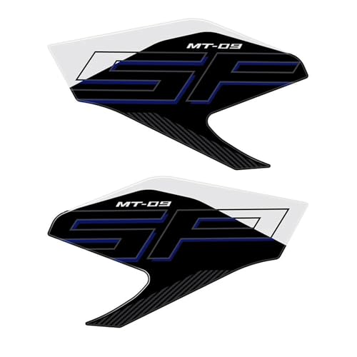 VQLDPX Aufkleber Tankdeckel-Aufkleber Für Yamaha MT-09 SP MT 09 MT09SP 2024 Tankdeckel-Schutzfolie Tankpad Motorrad Tankschutz(Satz 3) von VQLDPX