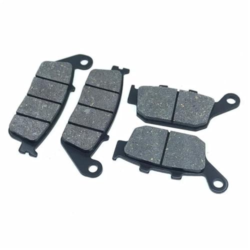 VQLDPX Ersatz-Bremsbelagsatz Motorradbremsbeläge Für HO&NDA NC750X 2012-2017 2022-2023 NC 750 X 2012-2021 NC750 Vordere Und Hintere Bremsbeläge Scheibenbremsbelag Motorrad-Bremsbeläge(Vorne Hinten) von VQLDPX