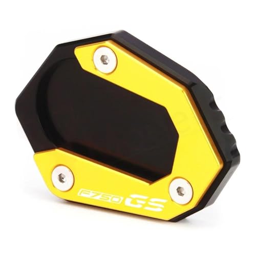 VQLDPX Motorrad-Seitenständer-Fußpolster Für B&MW F750 GS F750GS F 750 GS F 750GS 2018-2022 Verlängerungsfußplatte Motorradständer Platte Verbreiterung(Gold) von VQLDPX