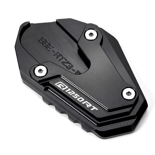 VQLDPX Motorrad-Seitenständer-Fußpolster Für B&MW R 1250 RT R1250 RT R1250RT R 1250RT 2022 2023 Verlängerungsfußplatte Motorradständer Platte Verbreiterung(Schwarz) von VQLDPX