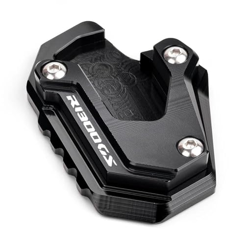 VQLDPX Motorrad-Seitenständerfußpolster Für B&MW R1300GS R 1300 GS R 1300GS Adventure ADV Option 719 2025 Seitenständerplattenauflage Kickstand-Seitenständer-Verlängerungsplatte(Schwarz 1) von VQLDPX