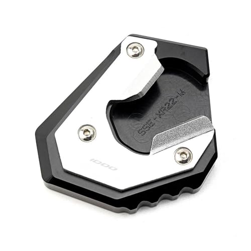 VQLDPX Motorrad-Seitenständerplatte Für B&MW M1000XR M 1000XR M1000 XR 2024–2025, Ständerfuß Seitenständerverlängerung Stützplattenpolster Kickstand-Seitenständer-Verlängerungsplatte(Silber) von VQLDPX
