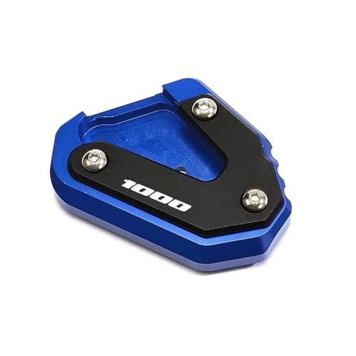 VQLDPX Motorrad-Ständerfuß-Seitenständer-Verlängerungspolster Für Suzuki GSX-R 1000 GSX-R1000 GSX R 1000 GSX R1000 GSXR 1000R GSX-R1000R Motorradständer Platte Verbreiterung(Blau,X-1) von VQLDPX