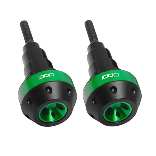 VQLDPX Rahmen Schieber Sliders Motorrad Rahmen Sliders Crash Protector Für Kawasaki Z1000 Z 1000 2010-2022 Fallende Schutz Crash Schutz Crash Protector Sturzpads(Grün,X-2) von VQLDPX