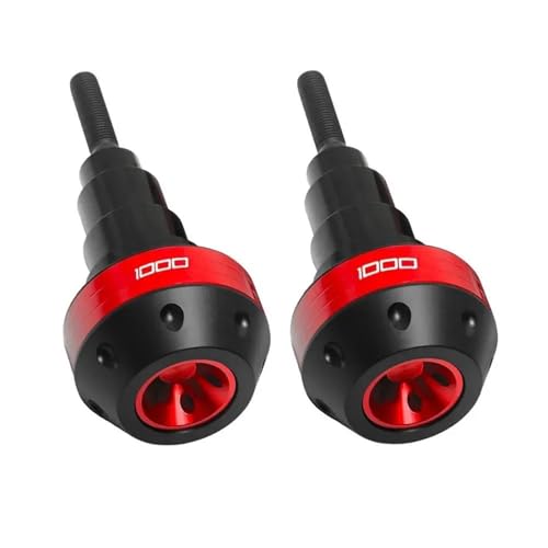 VQLDPX Rahmen Schieber Sliders Motorrad Rahmen Sliders Crash Protector Für Kawasaki Z1000 Z 1000 2010-2022 Fallende Schutz Crash Schutz Crash Protector Sturzpads(Rot,X-2) von VQLDPX