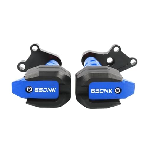VQLDPX Rahmen Schieber Sliders Motorrad-Rahmengleiter Für CFMOTO 400NK 650NK CF400NK 400 650 NK CF650NK 2016-2023 Rahmengleiter Crash Protector Absturzsicherung Crash Protector Sturzpads(Blau,X-2) von VQLDPX