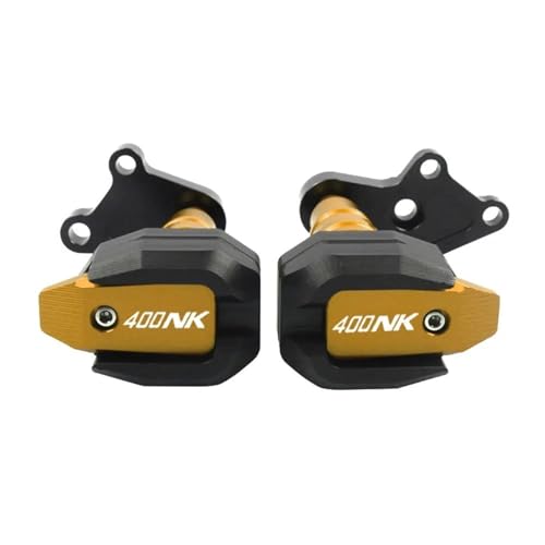 VQLDPX Rahmen Schieber Sliders Motorrad-Rahmengleiter Für CFMOTO 400NK 650NK CF400NK 400 650 NK CF650NK 2016-2023 Rahmengleiter Crash Protector Absturzsicherung Crash Protector Sturzpads(Gold,X-1) von VQLDPX