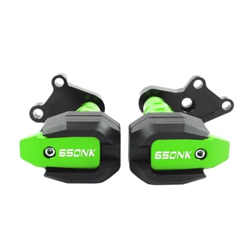 VQLDPX Rahmen Schieber Sliders Motorrad-Rahmengleiter Für CFMOTO 400NK 650NK CF400NK 400 650 NK CF650NK 2016-2023 Rahmengleiter Crash Protector Absturzsicherung Crash Protector Sturzpads(Grün,X-2) von VQLDPX