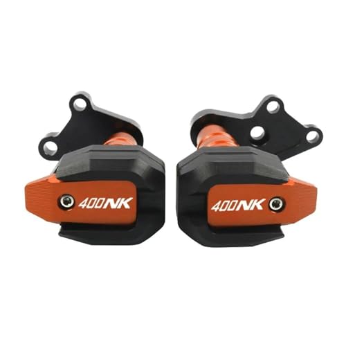 VQLDPX Rahmen Schieber Sliders Motorrad-Rahmengleiter Für CFMOTO 400NK 650NK CF400NK 400 650 NK CF650NK 2016-2023 Rahmengleiter Crash Protector Absturzsicherung Crash Protector Sturzpads(Orange,X-1) von VQLDPX