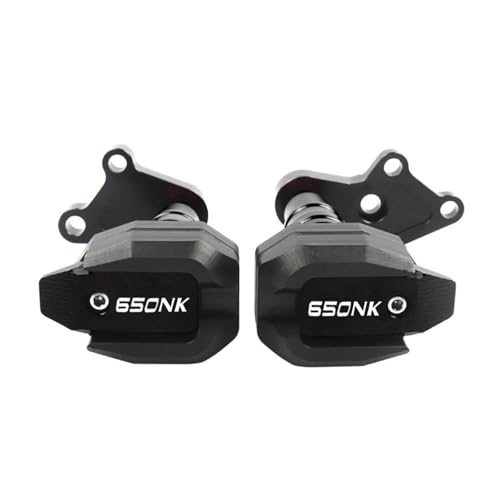 VQLDPX Rahmen Schieber Sliders Motorrad-Rahmengleiter Für CFMOTO 400NK 650NK CF400NK 400 650 NK CF650NK 2016-2023 Rahmengleiter Crash Protector Absturzsicherung Crash Protector Sturzpads(Schwarz,X-2) von VQLDPX