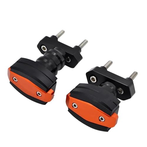 VQLDPX Rahmen Schieber Sliders Motorrad-Rahmengleiter Für Kawasaki Z800 Z 800 2013 2014 2015 2016 2017 Sturzschutz Crash Pad Crash Guard Crash Protector Sturzpads(Orange) von VQLDPX