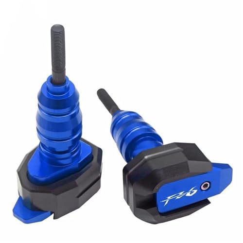 VQLDPX Rahmen Schieber Sliders Motorrad-Rahmengleiter Für Yamaha FZ6 FZ 6 FZ6N FZ 6N Rahmengleiter-Crash-Protector Absturzsicherung Crash Protector Sturzpads(Blau) von VQLDPX