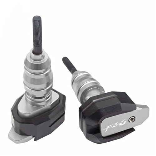 VQLDPX Rahmen Schieber Sliders Motorrad-Rahmengleiter Für Yamaha FZ6 FZ 6 FZ6N FZ 6N Rahmengleiter-Crash-Protector Absturzsicherung Crash Protector Sturzpads(Silber) von VQLDPX