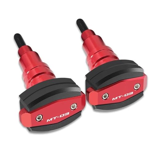 VQLDPX Rahmen Schieber Sliders Motorrad-Rahmengleiter Für Yamaha MT-01 MT-03 MT01 MT03 MT-01 MT 01 03 2004-2024 Sturzschutz-Crashpad Crash Protector Sturzpads(Rot,X-2) von VQLDPX
