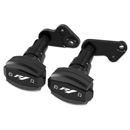 VQLDPX Rahmen Schieber Sliders Motorrad-Rahmengleiter Für Yamaha YZF R1 YZFR1 YZF-R1 2009 2010 2011 2012 2013 2014 Sturzschutz Crash Protector Sturzpads(Schwarz) von VQLDPX