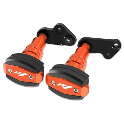 VQLDPX Rahmen Schieber Sliders Motorrad-Rahmengleiter Für Yamaha YZF R1 YZFR1 YZF-R1 2009–2014 Sturzpads Crash Protector Sturzpads(Orange) von VQLDPX