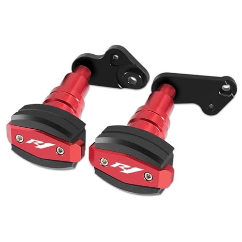 VQLDPX Rahmen Schieber Sliders Motorrad-Rahmengleiter Für Yamaha YZF R1 YZFR1 YZF-R1 2009–2014 Sturzpads Crash Protector Sturzpads(Rot) von VQLDPX