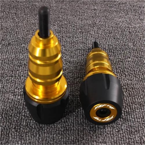 VQLDPX Rahmen Schieber Sliders Motorrad-Rahmengleiter Für Yamaha YZF-R1 YZFR1 YZF R1 2015 2016 2017 2018 Sturzschutz-Crashpad Crash Protector Sturzpads(Gold) von VQLDPX