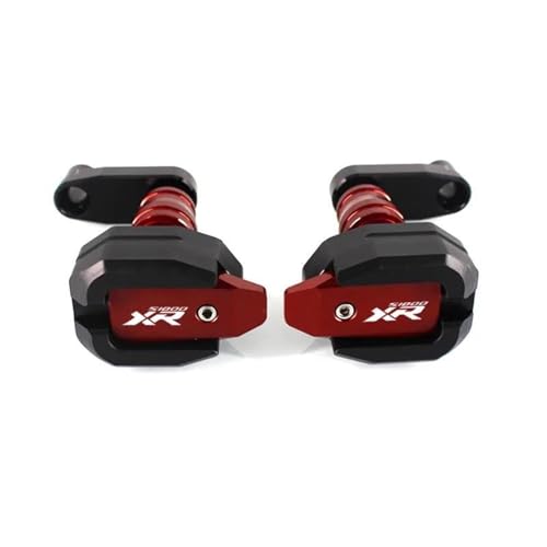 VQLDPX Rahmen Schieber Sliders Motorrad-Rahmengleiter-Sturzschutz Für B&MW S1000XR S1000 XR S 1000 XR S 1000XR 2015–2018 Sturzschutz Crash Protector Sturzpads(Rot) von VQLDPX
