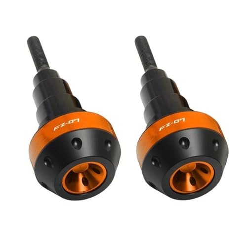 VQLDPX Rahmen Schieber Sliders Motorrad-Rahmengleiter-Sturzschutz Für Yamaha FZ 07 FZ07 FZ-07 2014–2024, Sturzschutz-Zubehör Crash Protector Sturzpads(Orange,X-1) von VQLDPX