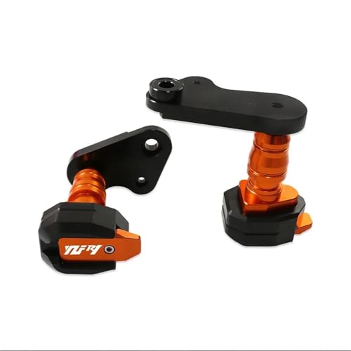 VQLDPX Rahmen Schieber Sliders Motorrad Sturzpads Sturzpads Verkleidung Schutz Für Yamaha YZF-R1 YZFR1 YZF R1 2009-2014 Crash Pad Protector Crash Protector Sturzpads(Orange) von VQLDPX