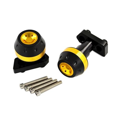 VQLDPX Rahmen Schieber Sliders Motorradrahmenschieber-Absturzschutz-Crashpad Für Kawasaki Z750R Z 750 R Z 750R Z750 2007-2012 Absturzsicherung Crash Protector Sturzpads(Gold) von VQLDPX