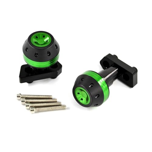 VQLDPX Rahmen Schieber Sliders Motorradrahmenschieber-Absturzschutz-Crashpad Für Kawasaki Z750R Z 750 R Z 750R Z750 2007-2012 Absturzsicherung Crash Protector Sturzpads(Grün) von VQLDPX