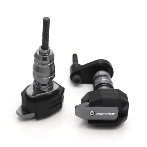 VQLDPX Rahmen Schieber Sliders Motorradrahmenschieber Für Yamaha YZF R6 YZFR6 YZF-R6 2006-2017 Rahmenschieber Crash Protector Fallschutz Crash Protector Sturzpads(Titan) von VQLDPX