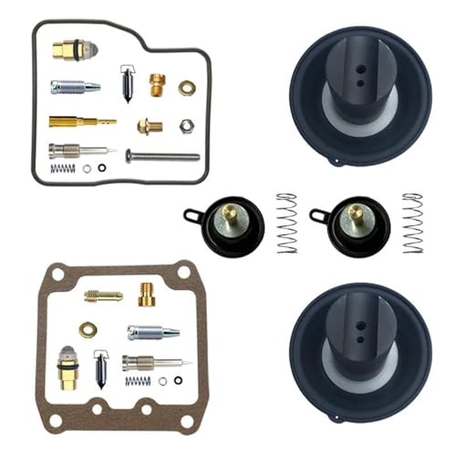 VQLDPX Vergaser Teile Ersatz Vergaser-Reparatur-Set Für Suzuki Intruder VS750GL (vorne) (1985–1991), VS 750 GL 750G, Vergaserwerkzeug, Kolbenschwimmer Motorrad Vergaser Reparatur Satz(Satz 6) von VQLDPX