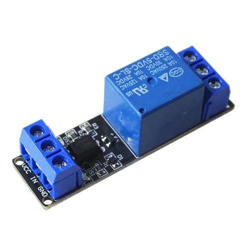 VQRINWIEL 5V 12V 24V Low-Level Trigger 1 Channel Relay Module Optocoupler Isolation PLC Control Drive Board Dropshipping (Size : 5V) von VQRINWIEL