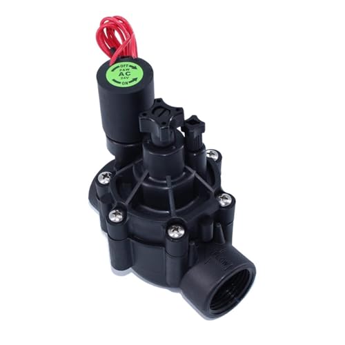 VQRINWIEL Wasserbewässerungs-Magnetspule 3/4 Zoll 1 1-1/4 Zoll 2 Zoll mit Durchflussregelung 220 V AC 24 V DC 24 V AC DC mit Verriegelung (24 VDC-Normally Closed,05) von VQRINWIEL