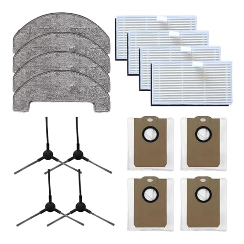 Kompatibel For MONSGA MS1 MAX 1 Set Roboter-Staubsauger-Zubehör Seitenbürstenfilter Mopptuch Staubbeutel Seitenbürsten-Kit Kompatibel For MONSGA MS1 MAX 1 Set Roboter-Staubsauger-Zubehör Seitenbürstenfilter Mopptuch Staubbeutel Seitenbürsten-Kit von VQVKAEKGH