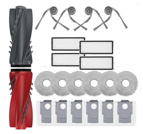 Kompatibel Mit Roborock Qrevo Curve Qrevo Edge P20 Pro Roboter-Staubsauger, Staubbeutel, Haupt-/Seitenbürste, Tücher, Filter, Zubehör Kompatibel Mit Roborock Qrevo Curve Qrevo Edge P20 Pro Roboter-Staubsauger, Staubbeutel, Haupt-/Seitenbürste, Tücher, Filter, Zubehör von VQVKAEKGH