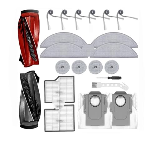 Zubehörset Kompatibel Mit Roborock Saros 10 Roboter-Staubsauger, Hauptseitenbürste, Hepa-Filter, Wischtuch, Staubbeutel, Zubehörset Zubehörset Kompatibel Mit Roborock Saros 10 Roboter-Staubsauger, Hauptseitenbürste, Hepa-Filter, Wischtuch, Staubbeutel, Zubehörset von VQVKAEKGH