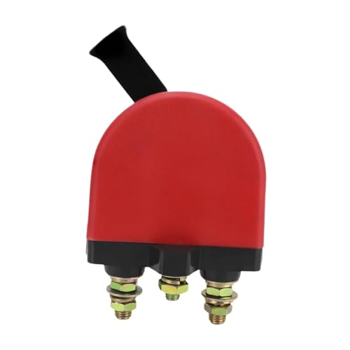 Batterie Trennschalter Leistungsschalter Hohe Teile 12V-36V Cut Off Kill Switch(Red) von VRHZSKCN