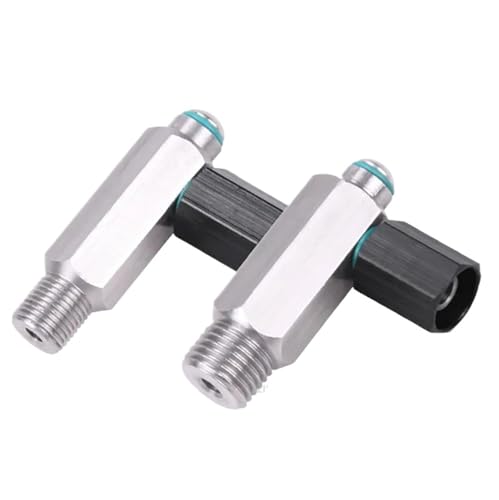 SY-1/8 1/4 Abgabe Ventil Joint Kleber Wasser Füllung Metall Stecker Spritze Adapter(1l4) von VRHZSKCN