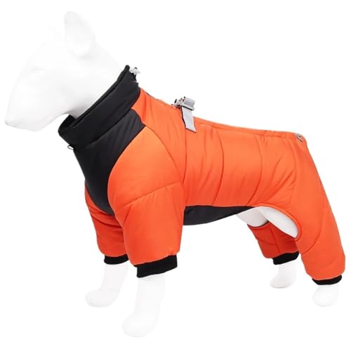 Haustierkleidung Herbst Winter Reflektierende verdickte Baumwollweste for kleine mittelgroße Hunde Katzen(Orange,L) von VRKRTVBLB