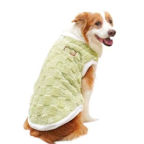 Haustierkleidung Herbst Wintermantel Warme Pulloverweste for kleine mittelgroße große Hunde Katzen(Green,M) von VRKRTVBLB