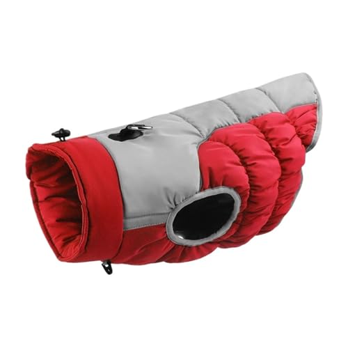 Hundemantel, Herbst/Winter, warm, dick, reflektierend, Jacke, Weste, Baumwolle, gepolsterte Kleidung for kleine, mittelgroße und große Hunde und Katzen(4,3XL) von VRKRTVBLB