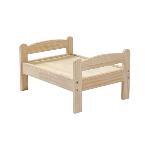 VRKRTVBLB Haustierbett Massivholz Vier Jahreszeiten Abnehmbare Deeping Schlafmatte Katzenhaus Hundesofa(1,S) von VRKRTVBLB