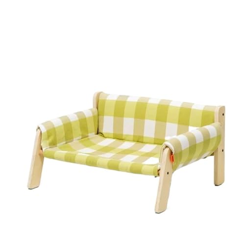 VRKRTVBLB Holz-Haustiersofa, Vier-Jahreszeiten-Universal-Waschbare Katzen- und Hundebettstühle, Einfache Montage(2,S) von VRKRTVBLB