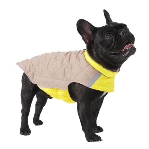 Winter Haustier Kleidung Warme Hund Mantel Zwei Seiten Tragbare Baumwolle Outdoor Welpen Kleidung(3,L) von VRKRTVBLB
